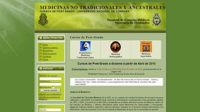 Medicinas no tradicionales y ancestrales