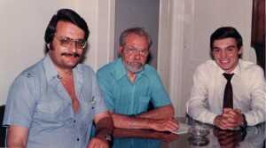 Guillermo Roncoroni, Joseph A. Hynek y Alan David March. (Foto: A. Agostinelli, 1980)