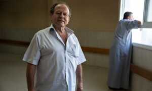 Dr John Beavis at the Shifa, Gaza's biggest public hospital.