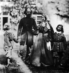 Alfred Tennyson y familia