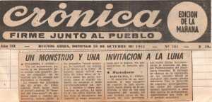 Crónica, 10/10/1965