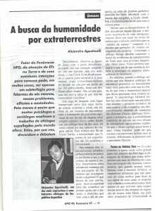 A "Humanidad Busca Extraterrestres", articulo de Alejandro Agostinelli en Revista UFO (1997).