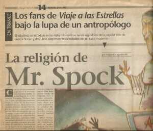 la religion de spock