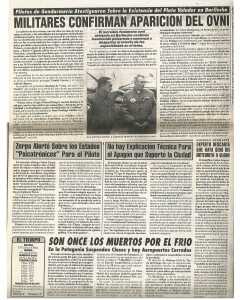 Militares confirman 3Agosto1995