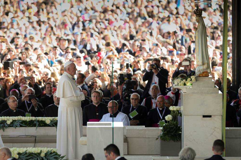 13/05/2017. Visita del papa Francisco a Fátima.